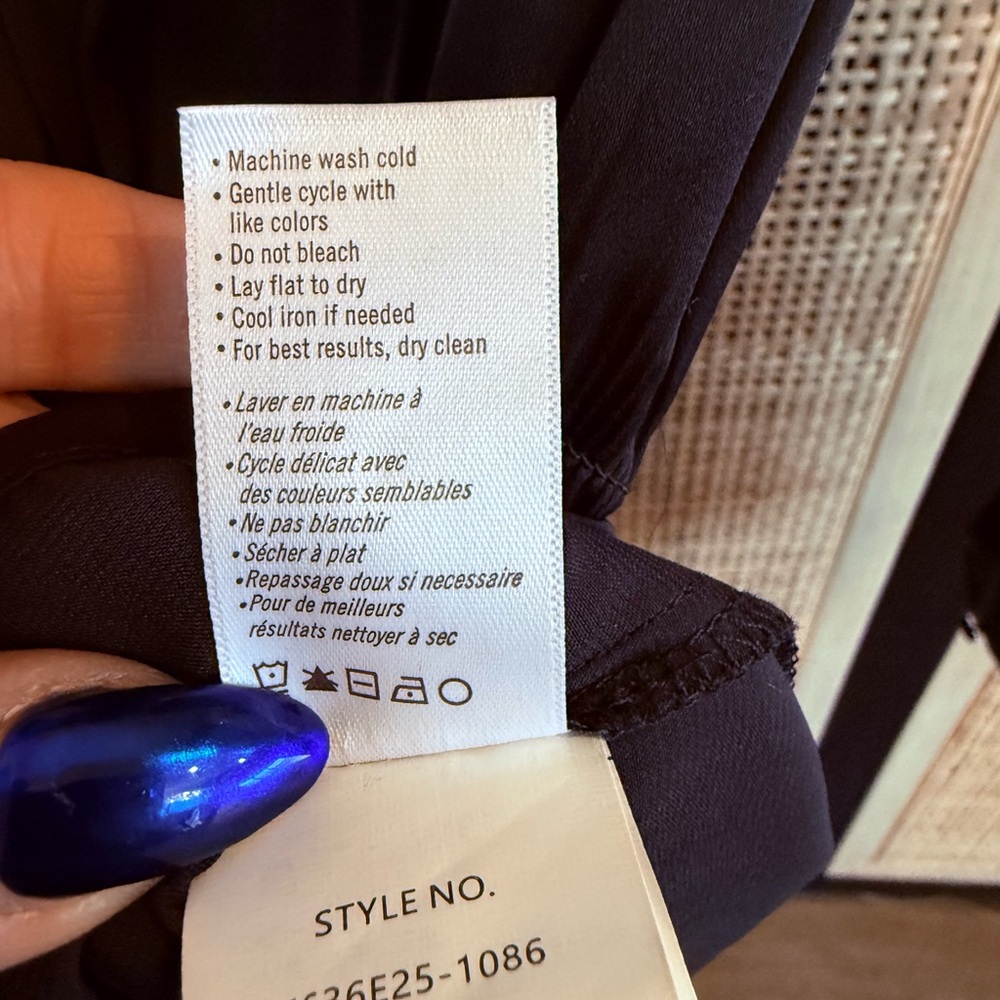 PAIGE Black Peplum Blouse - Picture 10 of 13
